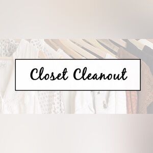 ****Closet Clean-out****